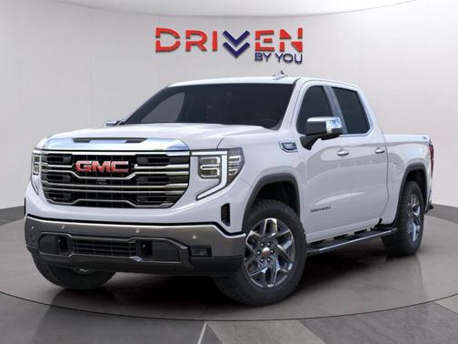 Glacier White 2026 GMC Sierra 1500 SLT