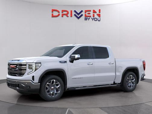 Glacier White 2026 GMC Sierra 1500 SLT