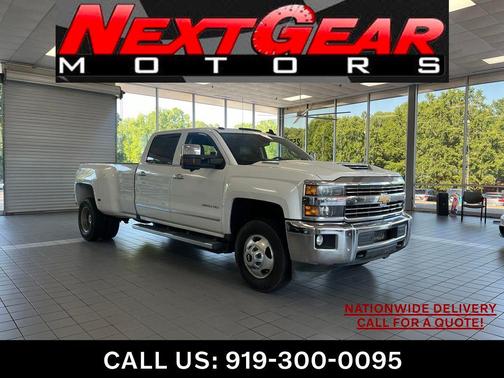 Summit White 2018 Chevrolet Silverado 3500 LTZ