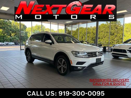 Pure White 2018 Volkswagen Tiguan 2.0T SEL
