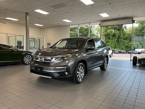 Modern Steel Metallic 2021 Honda Pilot AWD EX-L
