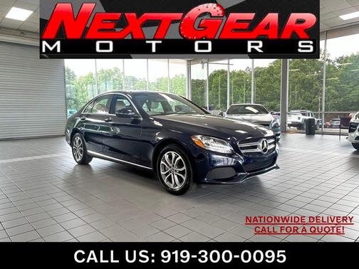 Blue 2018 Mercedes-Benz C-Class C 300 4MATIC