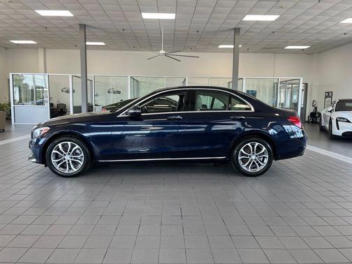 Blue 2017 Mercedes-Benz C-Class C 300 4MATIC