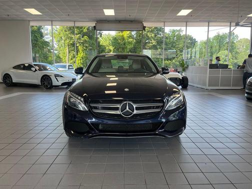 Blue 2017 Mercedes-Benz C-Class C 300 4MATIC