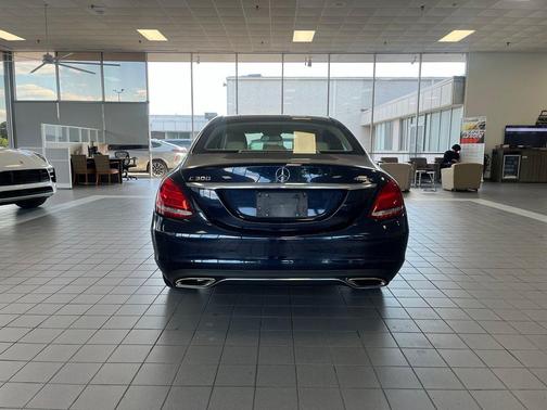 Blue 2017 Mercedes-Benz C-Class C 300 4MATIC