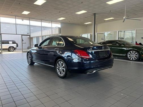 Blue 2017 Mercedes-Benz C-Class C 300 4MATIC