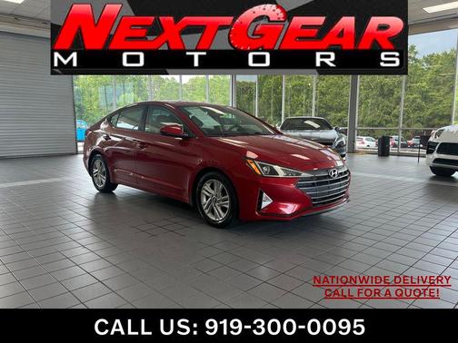 Scarlet Red 2019 Hyundai ELANTRA SEL