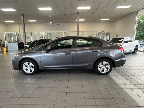Gray 2014 Honda Civic LX