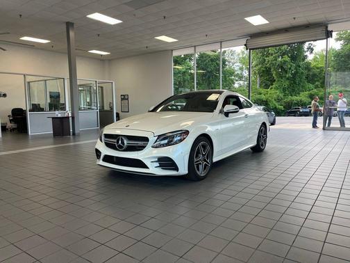 White 2020 Mercedes-Benz AMG C 43 4MATIC