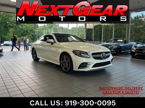 White 2020 Mercedes-Benz AMG C 43 4MATIC