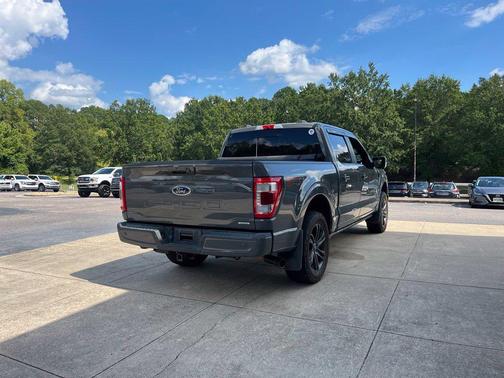 Gray 2021 Ford F-150 Lariat