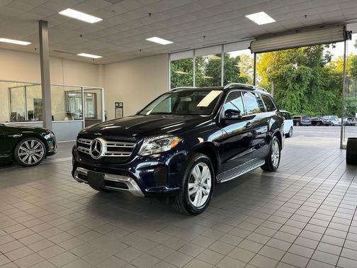 Blue 2018 Mercedes-Benz GLS 450 4MATIC