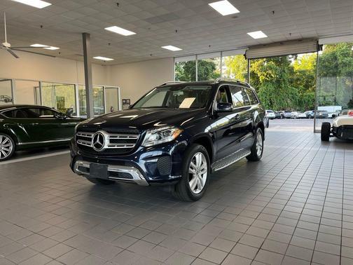 Blue 2018 Mercedes-Benz GLS 450 4MATIC