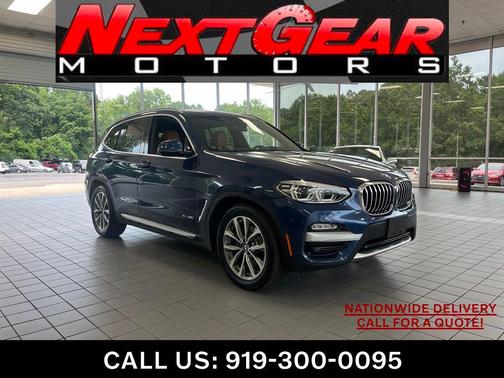 Blue Metallic 2018 BMW X3 xDrive30i