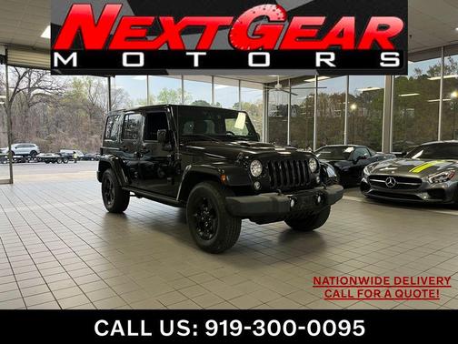 Black Clearcoat 2015 Jeep Wrangler Unlimited Altitude