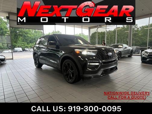 Agate Black Metallic 2021 Ford Explorer ST