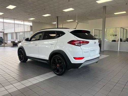 Dazzling White 2017 Hyundai TUCSON Night