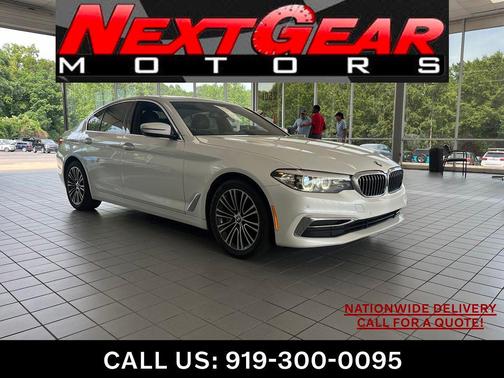White Metallic 2019 BMW 530 530i