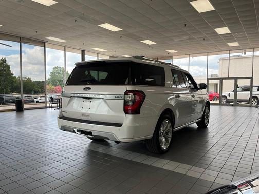 White Platinum Metallic Tri-Coat 2019 Ford Expedition Max Platinum