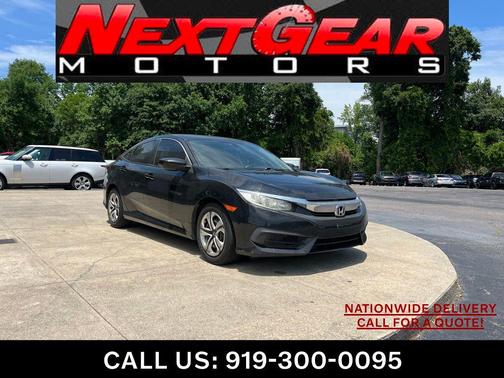 Crystal Black Pearl 2016 Honda Civic LX