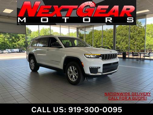 Bright White Clearcoat 2023 Jeep Grand Cherokee L Limited