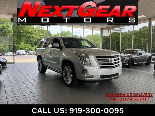 Radiant Silver Metallic 2016 Cadillac Escalade Platinum