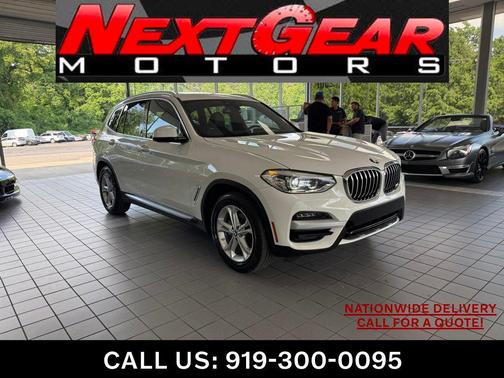 Alpine White 2021 BMW X3 xDrive30i