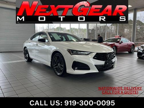 Platinum White Pearl 2024 Acura TLX A-Spec