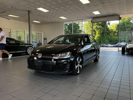 Deep Black 2016 Volkswagen Golf GTI 2.0T Autobahn w/Performance Package 4-Door