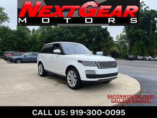 White 2019 Land Rover Range Rover 3.0L V6 Supercharged HSE