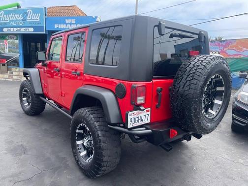 RED 2008 Jeep Wrangler Unlimited X