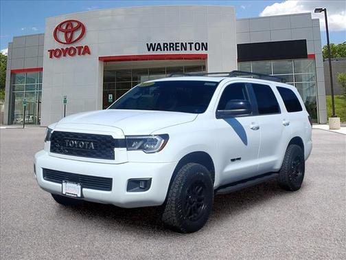 Super White 2020 Toyota Sequoia TRD Pro