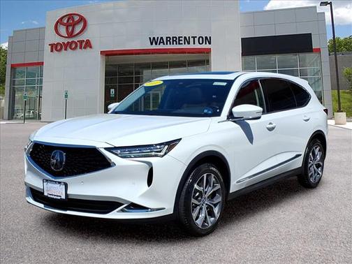 Platinum White Pearl 2022 Acura MDX Technology Package