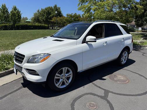 Polar White 2015 Mercedes-Benz M-Class ML 350