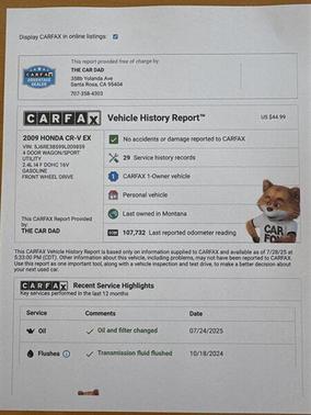 2009 Honda CR-V EX