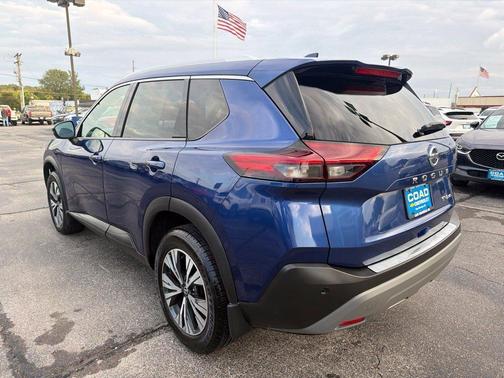 Caspian Blue 2021 Nissan Rogue SV