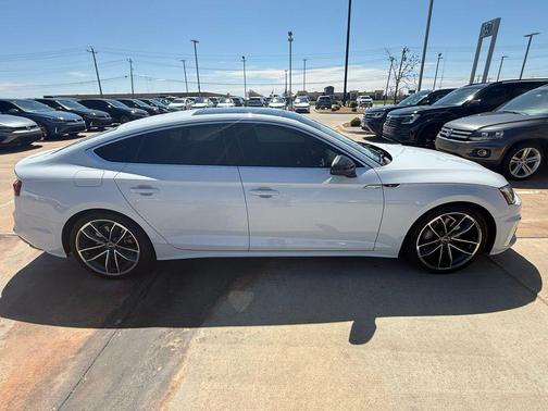 Glacier White Metallic 2024 Audi A5 Sportback 45 S Line Premium Plus