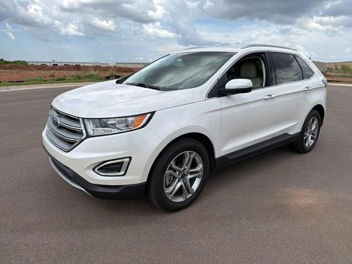 WHITE PLATINUM MET TRI-COAT 2016 Ford Edge Titanium