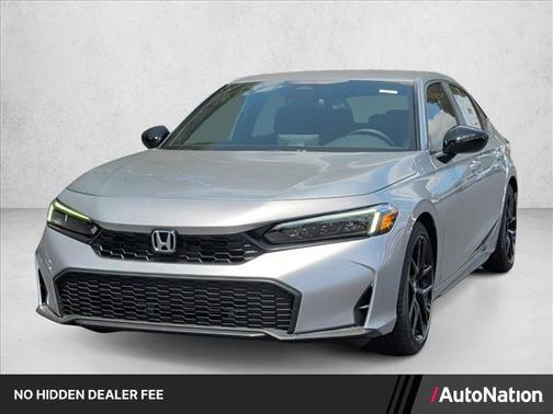 Solar Silver Metallic 2026 Honda Civic Sport