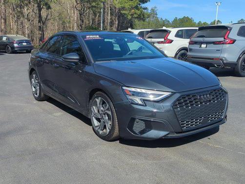 Manhattan Gray Metallic 2022 Audi A3 Premium Plus