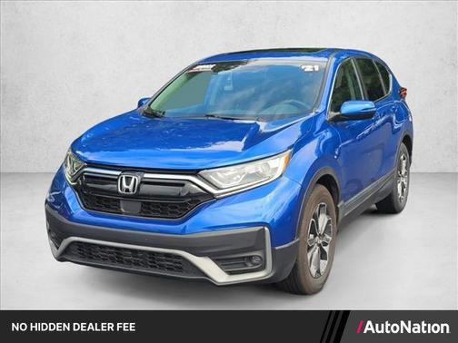 Aegean Blue Metallic 2021 Honda CR-V 2WD EX