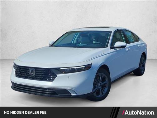 Platinum White Pearl 2026 Honda Accord Hybrid EX-L
