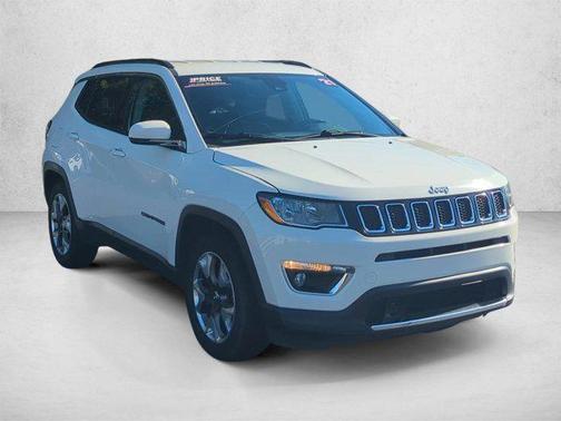 White Clearcoat 2021 Jeep Compass Limited