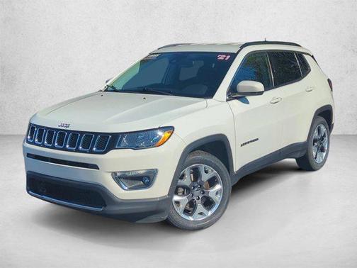 White Clearcoat 2021 Jeep Compass Limited