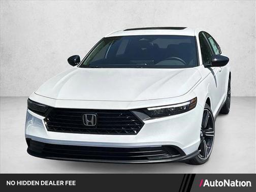 Platinum White Pearl 2026 Honda Accord Hybrid Sport