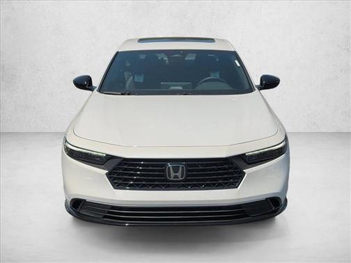 Platinum White Pearl 2026 Honda Accord Hybrid Sport-L