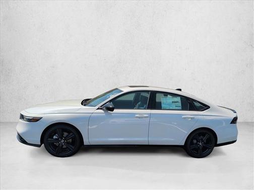 Platinum White Pearl 2026 Honda Accord Hybrid Sport-L