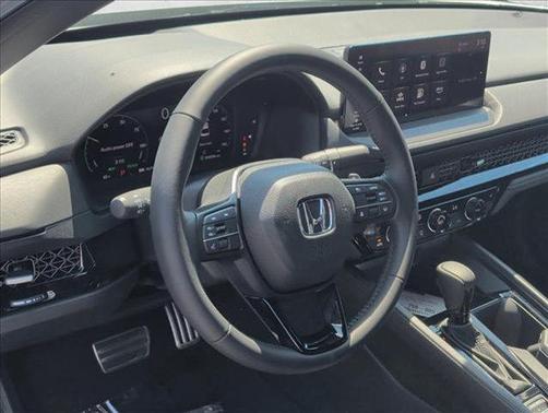 Platinum White Pearl 2026 Honda Accord Hybrid Sport-L