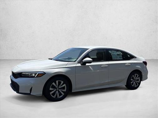 Platinum White Pearl 2026 Honda Civic LX