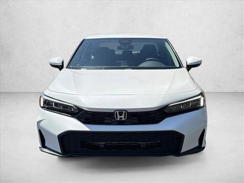 Platinum White Pearl 2026 Honda Civic LX